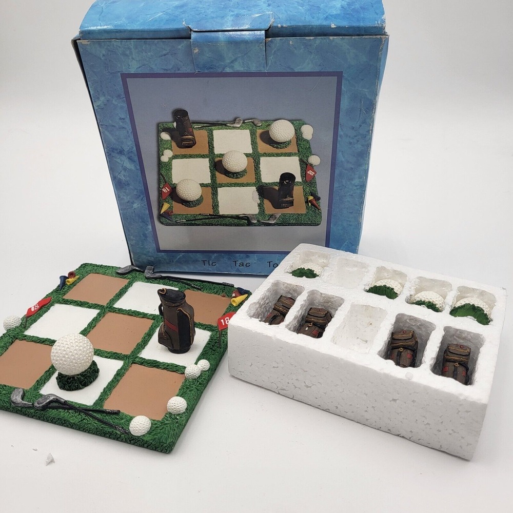 Cracker Barrel Old Country Store Golf Tic Tac Toe Game Golf Balls & Bags‎ Pieces